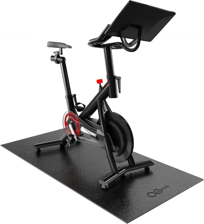 Cycleclub 6mm Exercise Bike Mat — Compatible with Peloton, Elliptical, Treadmill
