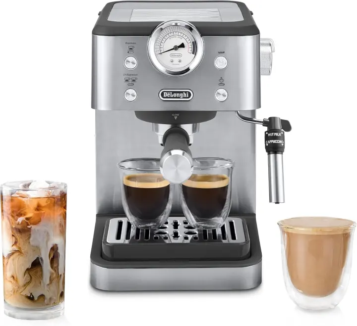 De'Longhi Classic Signature Espresso Machine — Compact Home Espresso