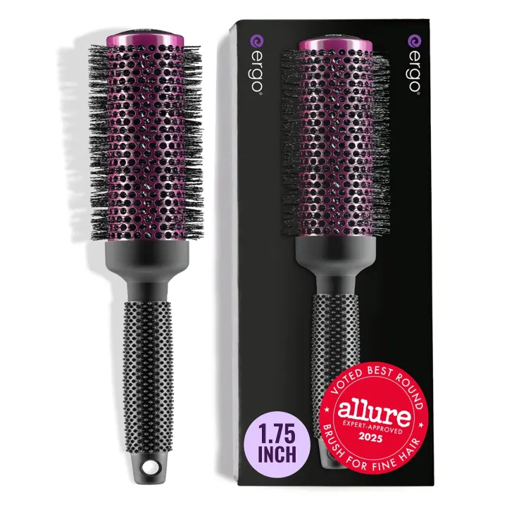 ERGO Super Gentle 1.75" Round Blowout Brush — Salon-Grade Styling Brush