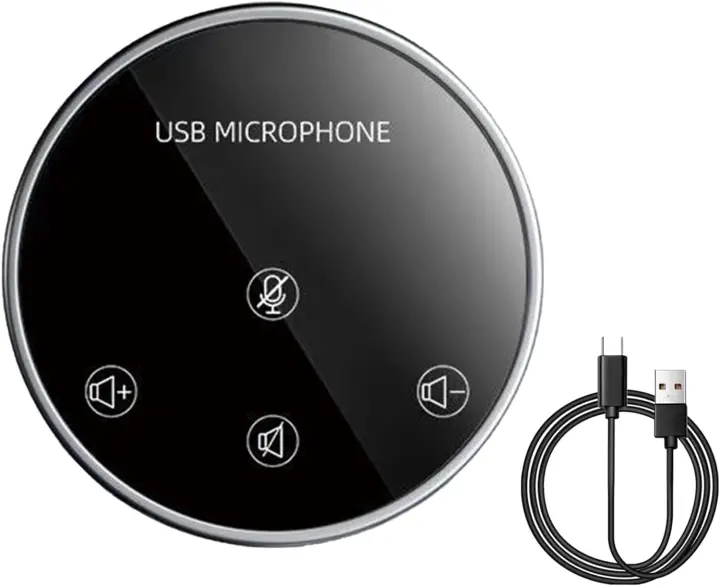 USB Conference Speakerphone for PC & Laptop with AI Noise Reduction