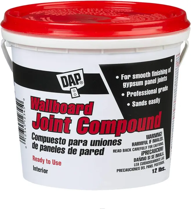 Wallboard Joint Compound — Ready‑Mixed Interior Drywall Finish, 12 lb